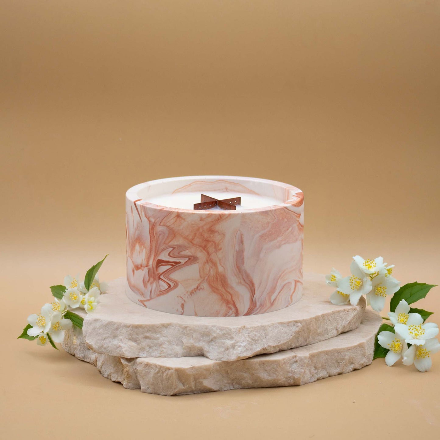 Grande bougie terracotta - Monoï